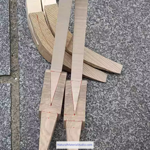 이미지를 갤러리 뷰어에 로드 , Unique Supply 4 Vaired Style Traditional Smoked Bamboo Horn Bow Core Semi-Finished Kit-NaturalMateriaStudio-NaturalMateriaStudio