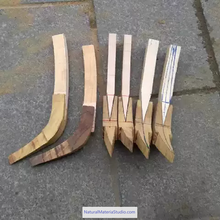 이미지를 갤러리 뷰어에 로드 , Unique Supply 4 Vaired Style Traditional Smoked Bamboo Horn Bow Core Semi-Finished Kit-NaturalMateriaStudio-NaturalMateriaStudio