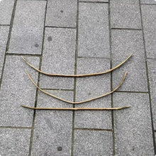Load image into Gallery viewer, Unique Supply 4 Vaired Style Traditional Smoked Bamboo Horn Bow Core Semi-Finished Kit NaturalMateriaStudio