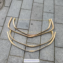 Carregar imagem no visualizador da Galeria, Unique Supply 4 Vaired Style Traditional Smoked Bamboo Horn Bow Core Semi-Finished Kit-NaturalMateriaStudio-NaturalMateriaStudio