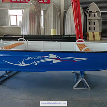 Load image into Gallery viewer, Unique Supply Custom Handmade Aluminum Alloy Boat / Speedboat / Fishing Boat / Rescue Boat / Farming Boat(Without Engine)-NaturalMateriaStudio-NaturalMateriaStudio