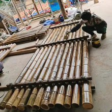 Lade das Bild in den Galerie-Viewer, Unique supply flat style bamboo rafts with railing for 2-6 Persons & customized+Free Ultimate Raft Companion Kit NaturalMateriaStudio