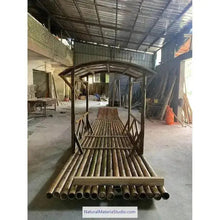Lade das Bild in den Galerie-Viewer, Unique supply of flat style bamboo rafts:4mx1.5m&4mx2.0m can be customized(4-6adults)+Free Ultimate Boating Companion Kit-NaturalMateriaStudio-NaturalMateriaStudio