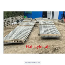 Lade das Bild in den Galerie-Viewer, Unique supply of flat style bamboo rafts:4mx1.5m&4mx2.0m can be customized(4-6adults)+Free Ultimate Boating Companion Kit-NaturalMateriaStudio-NaturalMateriaStudio