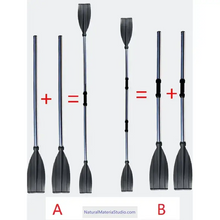 이미지를 갤러리 뷰어에 로드 , Unique Supply 2 sections L3.6-4.2meters 304 stainless steel Vehicle-mounted portable stackable boats(3-5people)+Free Ultimate Boating Companion Kit-NaturalMateriaStudio-NaturalMateriaStudio