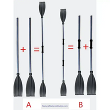 Lade das Bild in den Galerie-Viewer, Unique Supply 2 sections L3.6-4.2meters 304 stainless steel Vehicle-mounted portable stackable boats(3-5people)+Free Ultimate Boating Companion Kit-NaturalMateriaStudio-NaturalMateriaStudio