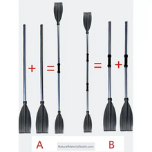 Load image into Gallery viewer, Unique Supply 2 sections L3.6-4.2meters 304 stainless steel Vehicle-mounted portable stackable boats(3-5people)+Free Ultimate Boating Companion Kit-NaturalMateriaStudio-NaturalMateriaStudio