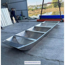 Load image into Gallery viewer, Unique Supply Varied size L2.2-5.0meters (7.2ft-16.4ft) Vehicle-mounted portable aluminum stackable boats (2-6adults)+Free Ultimate Boating Companion Kit-NaturalMateriaStudio-NaturalMateriaStudio