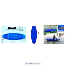 Carica l'immagine nel visualizzatore di Gallery, Unique Supply Varied Types L2.5-5.0meters (8.2ft-16.4ft) Plastic boats (2-8adults)+Free Ultimate Boating Companion Kit-NaturalMateriaStudio-NaturalMateriaStudio
