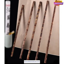 Cargar imagen en el visor de la galería, Vaired length of Dia. 2.3-2.5cm Golden Line Bamboo rods for defence/kung fu/martial arts/Walking /Hiking sticks/ski-NaturalMateriaStudio-NaturalMateriaStudio