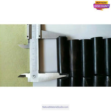 Carica l'immagine nel visualizzatore di Gallery, Vaired shapes 3x6.5cm of Square/Roll/Tips Water Black Buffalo Horn Material for Pipe Makers and Artisans-NaturalMateriaStudio-NaturalMateriaStudio