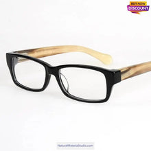 Carica l'immagine nel visualizzatore di Gallery, Vaired size 5x20cm Water Black Bufallo horn Scales for making bow/knife handles ring/eyeglass frame-NaturalMateriaStudio-NaturalMateriaStudio