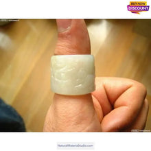 Cargar imagen en el visor de la galería, Varied Dia.1.8-2.3cm Natural Camel bone ring for making jewelry ring or pipe accessories-NaturalMateriaStudio-NaturalMateriaStudio