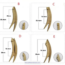 Cargar imagen en el visor de la galería, Varied Shapes Wood Bows Sayah/Tips/Ears and Bow Handles for Making Traditional Bows-NaturalMateriaStudio-NaturalMateriaStudio