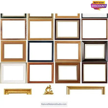 Cargar imagen en el visor de la galería, Varied Sizes0.5-1.0cm 2 colors L160cm / 63" Square Bamboo Slats/Strips for DIY Projects-NaturalMateriaStudio-NaturalMateriaStudio