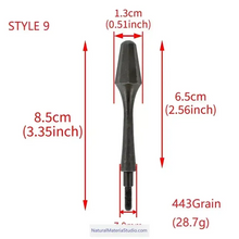 Ladda upp bild till gallerivisning, Premium Vintage Style High Carbon Steel Arrowheads Screw-In Broadheads for OD7.8mm Arrows-NaturalMateriaStudio-NaturalMateriaStudio