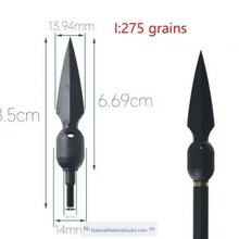Indlæs billede til gallerivisning Outdoor Archery Arrowheads – Stainless Steel / High Carbon Steel, Traditional & Compound Bow Compatible-NaturalMateriaStudio-NaturalMateriaStudio