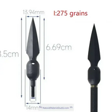 Cargar imagen en el visor de la galería, Outdoor Archery Arrowheads – Stainless Steel / High Carbon Steel, Traditional & Compound Bow Compatible-NaturalMateriaStudio-NaturalMateriaStudio