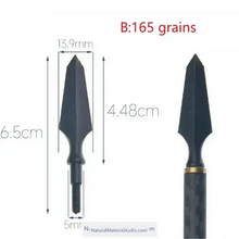 Indlæs billede til gallerivisning Outdoor Archery Arrowheads – Stainless Steel / High Carbon Steel, Traditional & Compound Bow Compatible-NaturalMateriaStudio-NaturalMateriaStudio