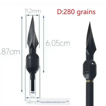 Cargar imagen en el visor de la galería, Outdoor Archery Arrowheads – Stainless Steel / High Carbon Steel, Traditional & Compound Bow Compatible-NaturalMateriaStudio-NaturalMateriaStudio