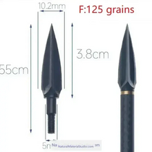 Cargar imagen en el visor de la galería, Outdoor Archery Arrowheads – Stainless Steel / High Carbon Steel, Traditional & Compound Bow Compatible-NaturalMateriaStudio-NaturalMateriaStudio