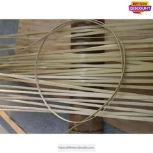 Load image into Gallery viewer, Width 0.2-1.0cm for L100cm/39.4" Handmade Bamboo Strips/Flats for Weaving &Kite& handicraft-NaturalMateriaStudio-NaturalMateriaStudio