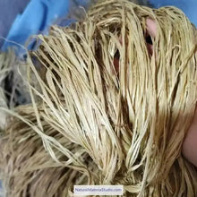 Load image into Gallery viewer, 100% Pure Natural Dried Ramie Thread for MrBeast’s Straw Hat and Baby Pillow Making, Home Business, and DIY Weaving - Wholesale-NaturalMateriaStudio-NaturalMateriaStudio
