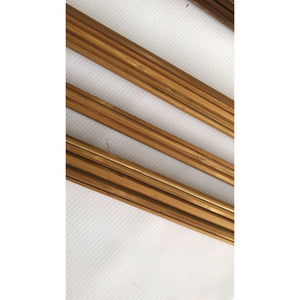 2 colors of L200CM (78.7") Square Bamboo Slats/Strips（0.5-1.0cm） for Diverse DIY Projects - Available in Bulk