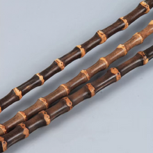 Cargar imagen en el visor de la galería, New &amp; Rare Black Bamboo Root Sticks Length 80cm(31.5&quot;)Dia.0.9-1.3cm(0.35&quot;-0.5&quot;) Unique Supply
