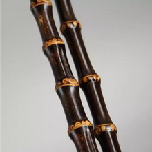 Lade das Bild in den Galerie-Viewer, New &amp; Rare Black Bamboo Root Sticks Length 80cm(31.5&quot;)Dia.0.9-1.3cm(0.35&quot;-0.5&quot;) Unique Supply
