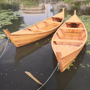 Handmade L1.5-4.0Meter W0.4-1.0Meter European-style landscape wooden boats and be customized