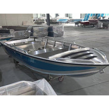 Carica l&#39;immagine nel visualizzatore di Gallery, L10-26ft Customized Aluminum Alloy Boats for Tourism and Fishing(3-8adults)
