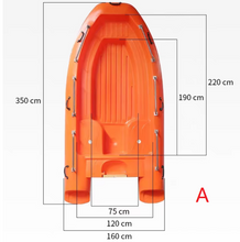 Lade das Bild in den Galerie-Viewer, L11-13ft Double-layer Thickened PE Boats for Tourism and Fishing(3-6adults)
