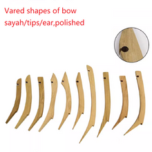 Load image into Gallery viewer, Varied Shapes of Locust Wood Bows Sayah/Tips/Ears and Bow Handles for Making  Traditional Bows
