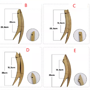 Varied Shapes of Locust Wood Bows Sayah/Tips/Ears and Bow Handles for Making  Traditional Bows