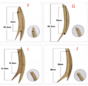 Varied Shapes of Locust Wood Bows Sayah/Tips/Ears and Bow Handles for Making  Traditional Bows