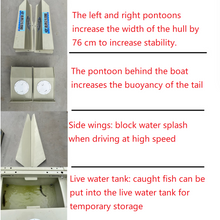 Load image into Gallery viewer, Car-mounted Portable Multi-section Detachable Combination Fishing/Assault Boat Length: 2.55 - 5.5 meters
