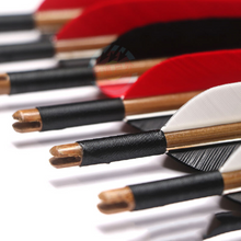 Carica l&#39;immagine nel visualizzatore di Gallery, Handmade Varied Spine(30-90#) Tonkin Bamboo Arrows 33“/39.4” for Longbow Recurve Bow Archery Hunting Can be customized
