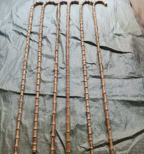 Unique Supplies Rare & Precious Chaplin&Arabic style bamboo root sticks L105cm(41.3")Dia.(1.1-1.8cm)