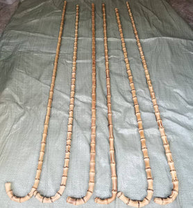 Seltene und kostbare Bambuswurzelstäbe (120 cm / 47,2 Zoll) für vielfältige Kunsthandwerke – Großhandel