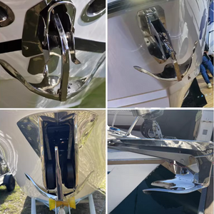 Ancora CQR Variegata Premium & Ancora Bruce in Acciaio Inossidabile 316 (1,0–40 kg per yacht ≤15 m Personalizzabile)