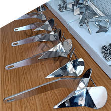 Carica l&#39;immagine nel visualizzatore di Gallery, Ancore Premium in Acciaio Inossidabile 316 Stile Delta e Aratro a Barra Rotante – Tenuta Sicura Personalizzabile per Yacht e Barche
