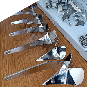 Ancore Premium in Acciaio Inossidabile 316 Stile Delta e Aratro a Barra Rotante – Tenuta Sicura Personalizzabile per Yacht e Barche