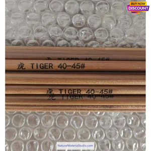 L33.5"/85cm 25-60#Unique Assembled TIGER Five-Splice Tonkin Bamboo Arrow Shafts Rare Craftsmanship for Ultimate Precision&Customizable