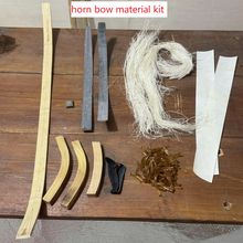 이미지를 갤러리 뷰어에 로드 , Supply Traditional Handmade Horn Bow Full Material Kit (5 Styles)  Rare Ancient Craftsmanship
