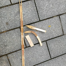 이미지를 갤러리 뷰어에 로드 , Supply 4 Vaired Style Traditional Smoked Bamboo Horn Bow Core Semi-Finished Kit
