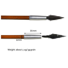 Load image into Gallery viewer, Aluminum Insert Adapters for 6–10 mm Bamboo &amp; Wood Arrow Shafts | 8-32 Threaded Tips
