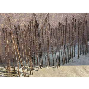 New & Rare Black Bamboo Root Sticks Length 80cm(31.5")Dia.0.9-1.3cm(0.35"-0.5") Unique Supply