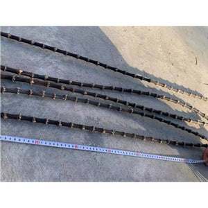 New & Rare Black Bamboo Root Sticks Length 80cm(31.5")Dia.0.9-1.3cm(0.35"-0.5") Unique Supply