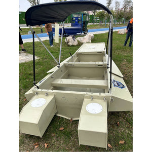 Car-mounted Portable Multi-section Detachable Combination Fishing/Assault Boat Length: 2.55 - 5.5 meters